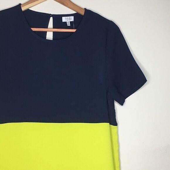 Tobi Sz S Dual Tone Dress NWT - Picture 1 of 5